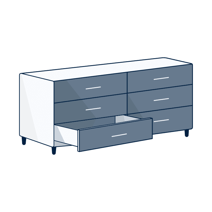 Grande commode (6 tiroirs et plus)
