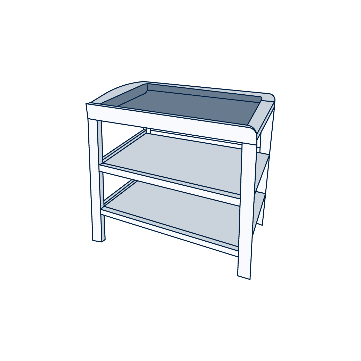 Démontage table à langer