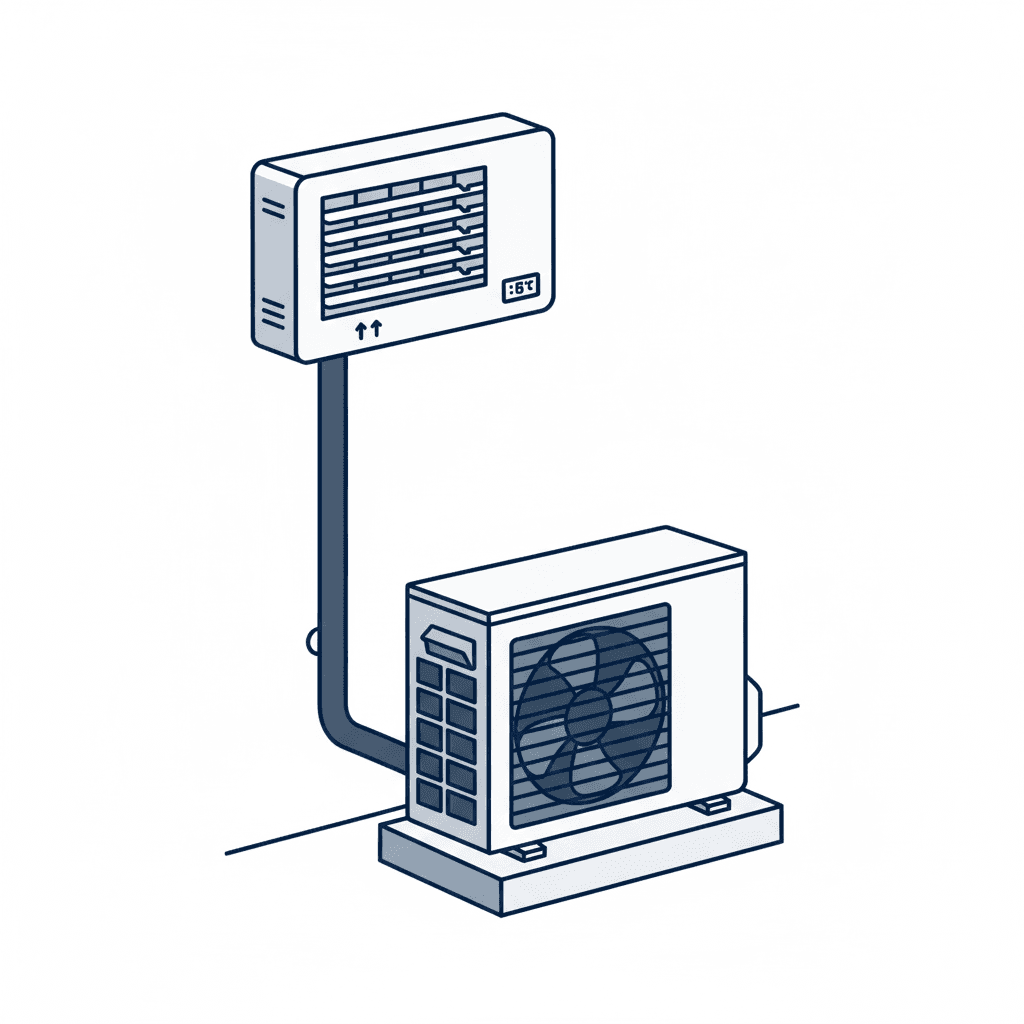 Mise en service climatiseur pompe à chaleur mono-split