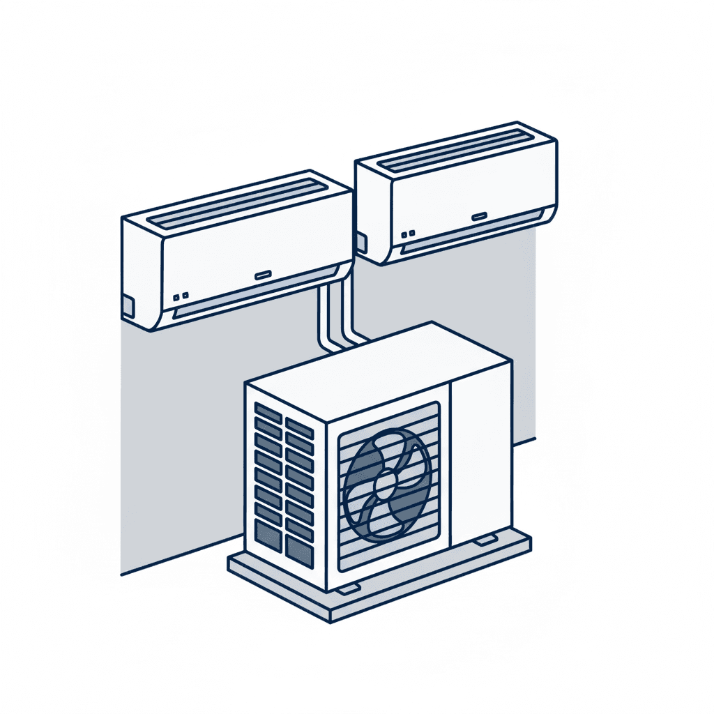 Mise en service climatiseur pompe à chaleur bi-split